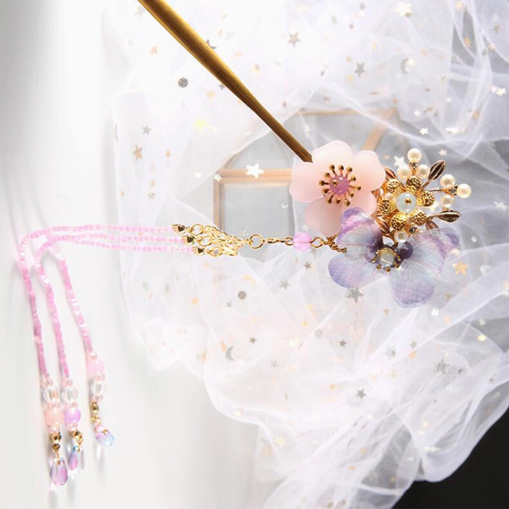 Hairpin Tassel Retro Classical Makeup Hairpin for Woman Lady Female