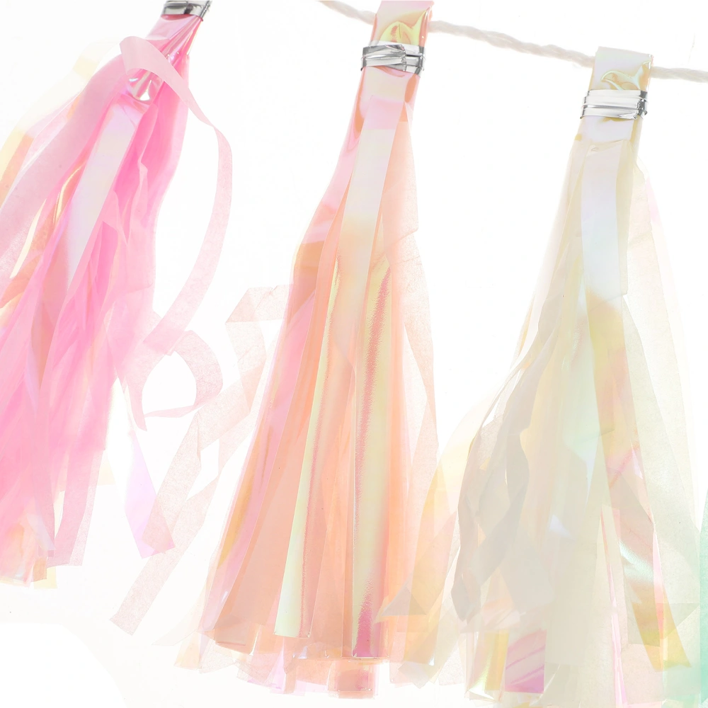 2Pcs Paper Tassels Garlands Party Tassel Garland Banner for Christmas Baby Shower Birthday