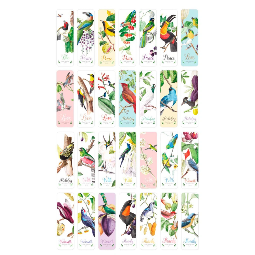 28Pcs Retro Paper Bookmarks Classic Pattern Design Bookmarks Decorative Paper Bookmarks