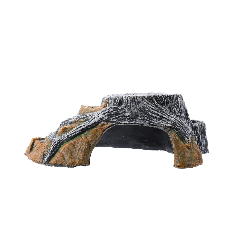 Creative Hide Turtle Rest Cave Adorable Reptile Hiding Decor without Plants