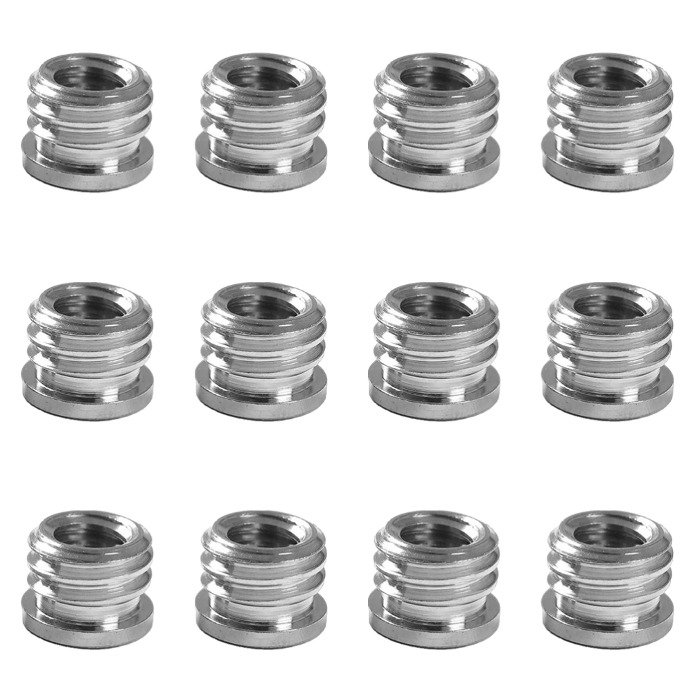 20 Pcs Screw Adapter For Mic Stand 1/4 inch to 3/8 inch Thread Conversion Screw