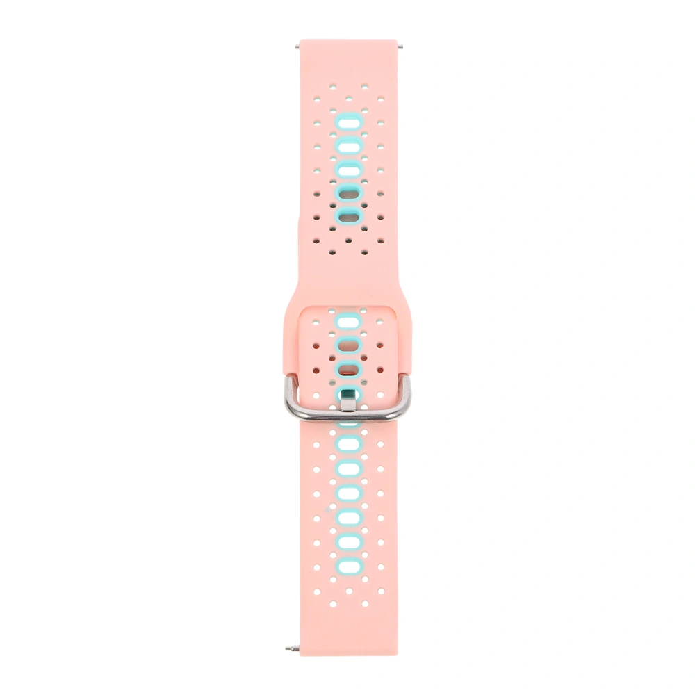 Smartwatch Strap Silicone Watch Band Adjustable Watchband Compatible for Galaxy