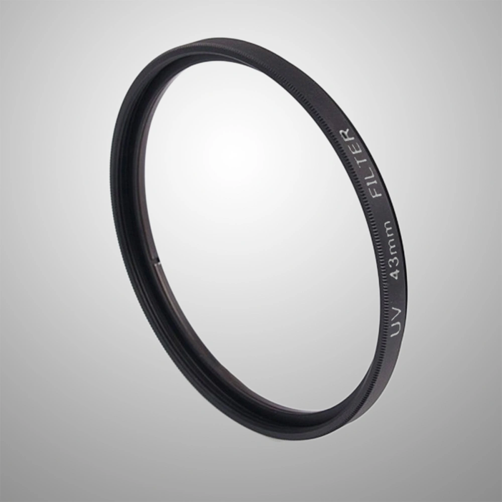 Professional Optical UV Filter Camera Lenses Protector Black Frame 43MM