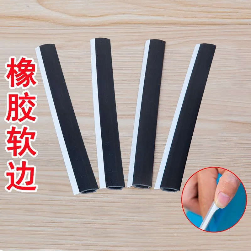 4pcs Rubber Strip Replacement Dustpan Rubber Edge Dustpan Lip Replacement Accessories