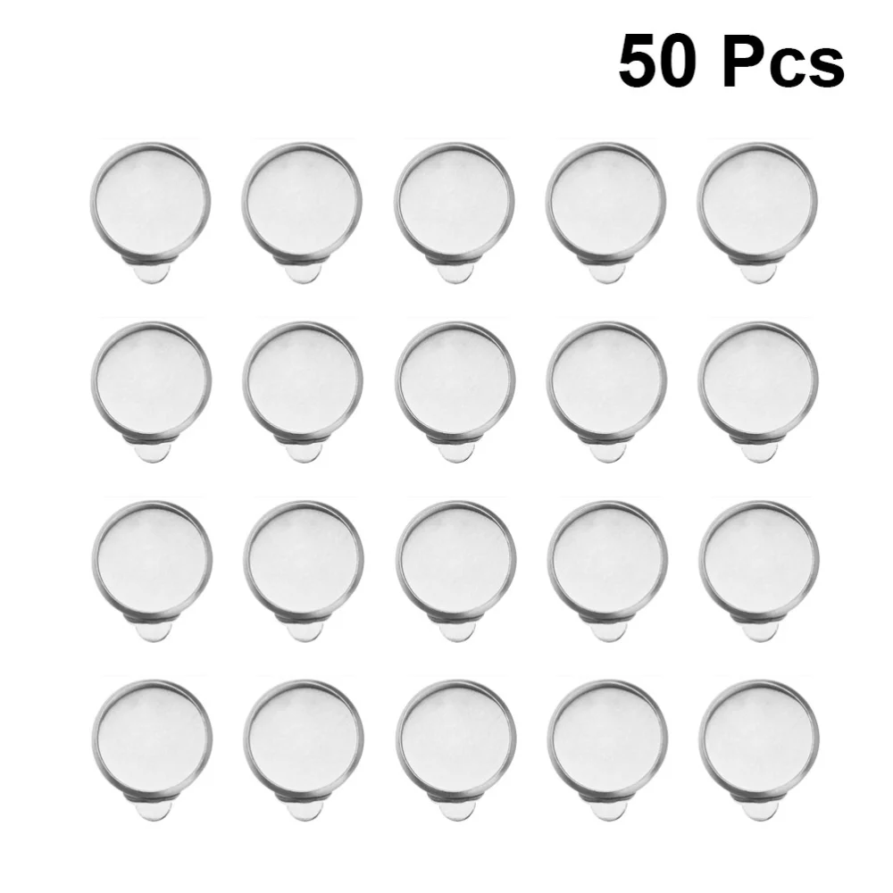 50pcs10mm  Ear Clip Tray Ear Clips Accessories DIY Ear Clips Tray DIY Ear Clips Accessory