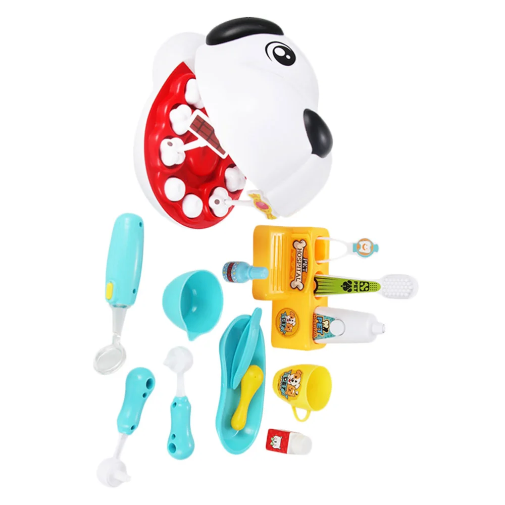 1 Set of Portable Educational Tool Kits Pet Pretend Play Toy Role Play Sets for Kids Lady (Random Color)