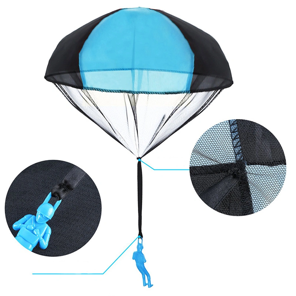 3PCS Free Hand Throw Mini Soldier Parachute Toy Classic Flying Toys for Kids Outdoor (Random Color)