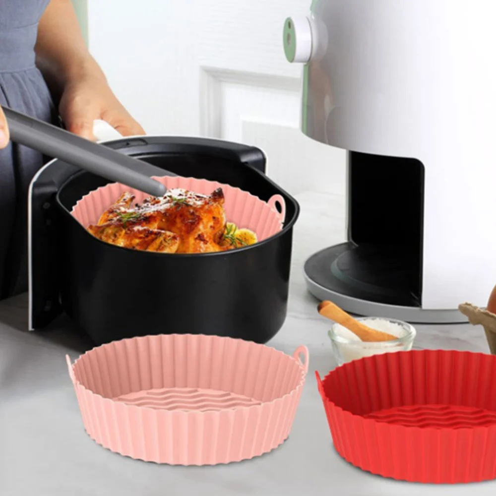 Air Fryer Baking Pot Silicone Baking Liner Air Fryer Liner Air Fryer Silicone Pot