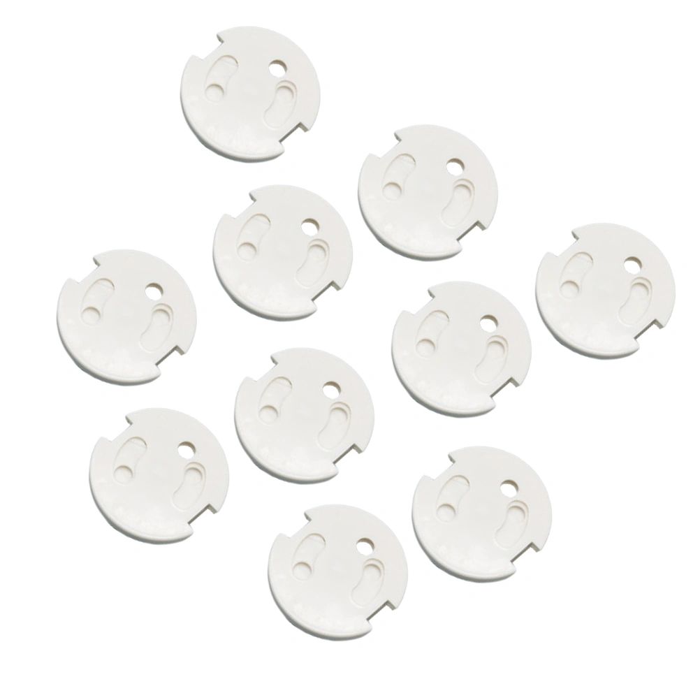 10pcs Outlet ABS Covers Safe Child Proof Socket Protector (for French Socket)