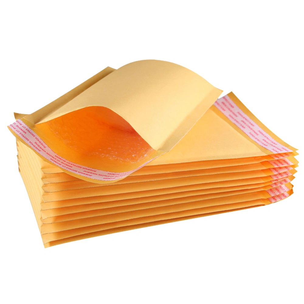 50pcs Kraft Bubble Film Bags Envelope Courier Bags Waterproof Packaging Mailing Bags Shipping Self-Seal Bags (22x30+4cm)