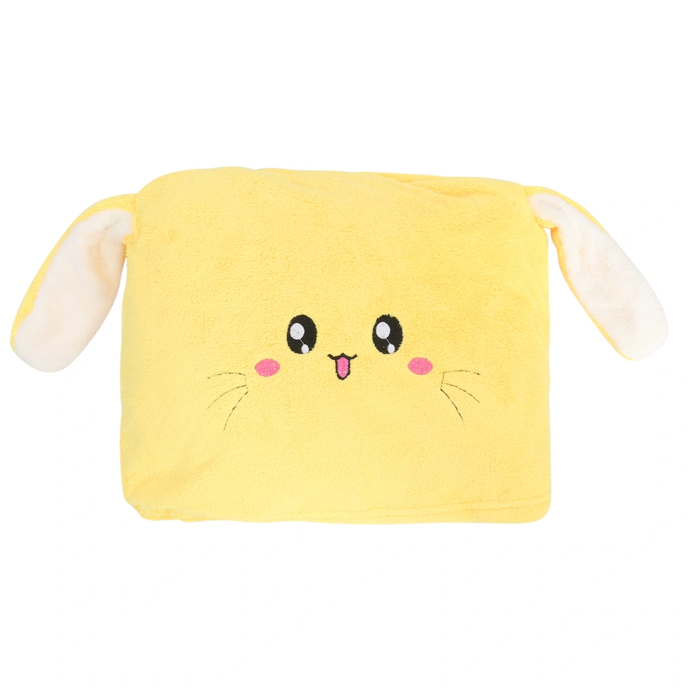 Cartoon Bath Towel Dog Shape Baby High Grade Bath Robe Hooded Children Bath Towel Beach Towel Poncho Baby Bath Towel(Yellow/60x120cm)