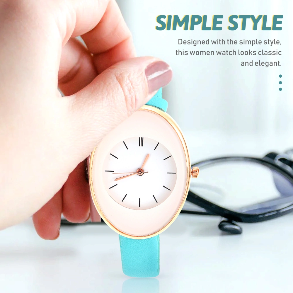 Delicate Wrist Watch Fashionable Wrist Watch for Women Leather Wristband Watch