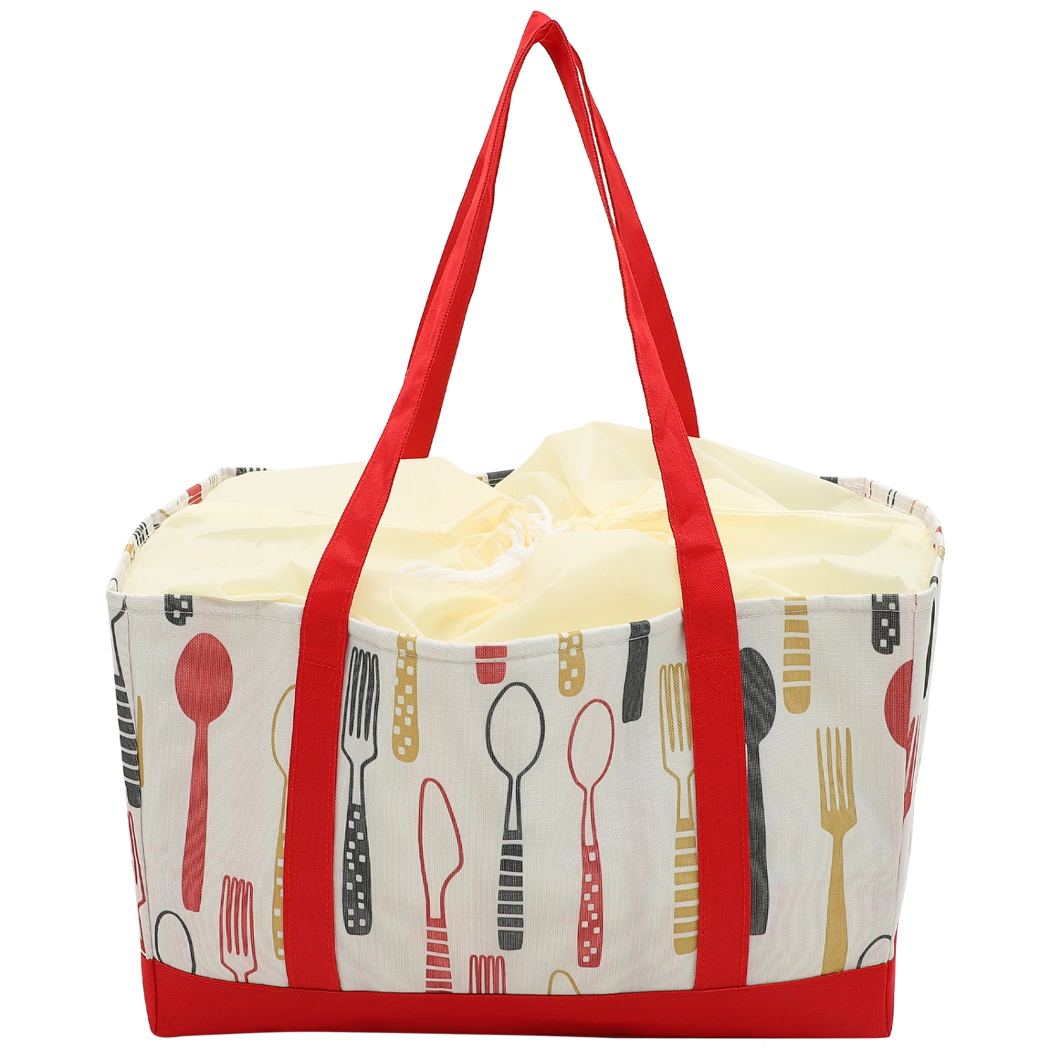 Insulated Picnic Bag Ultra-large Capacity Tote Bag for Picnics Beaches Traveling 30L