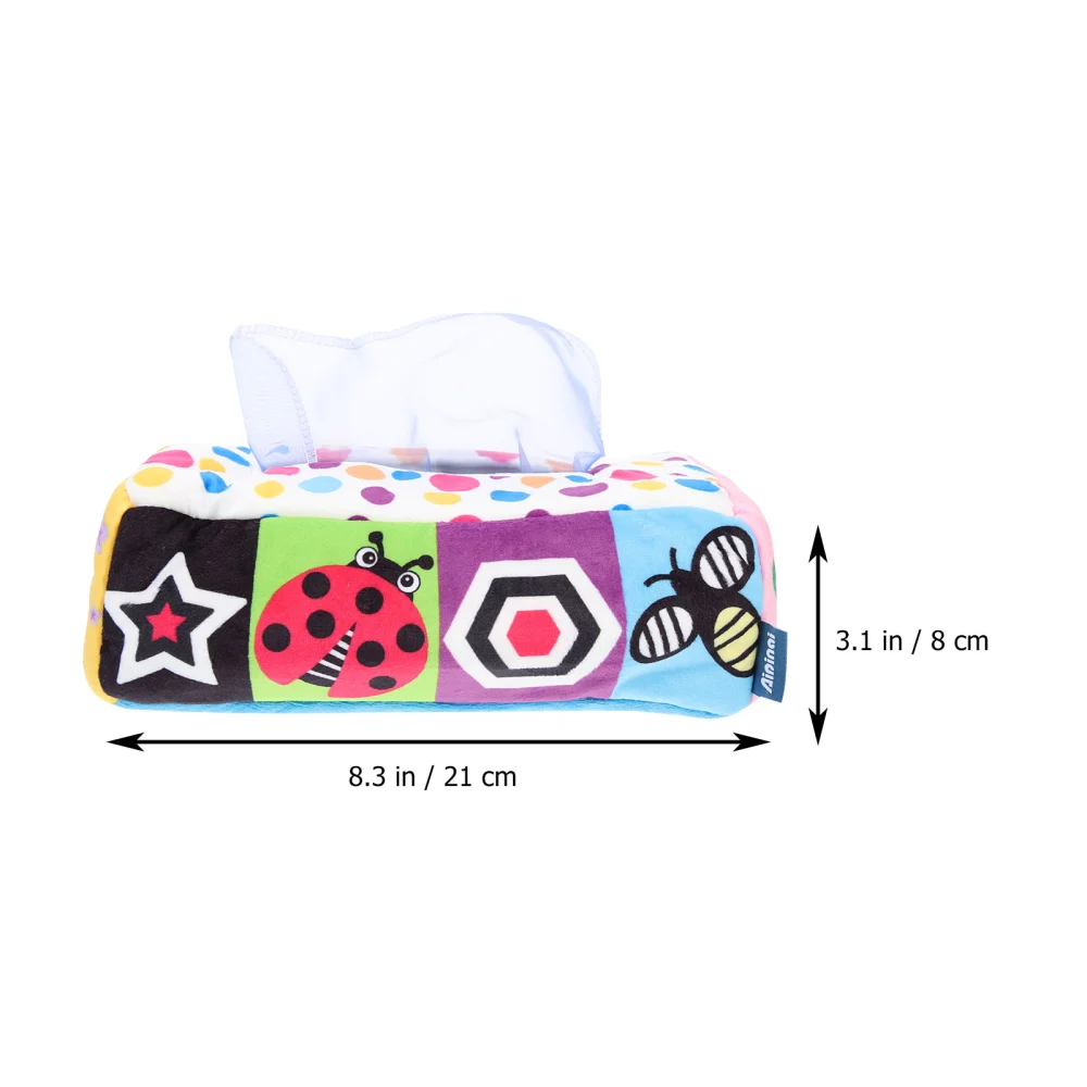 Toddler Infant Baby Tissue Box Montessori Tissue Box Sensory Toys Infant Learning Toy