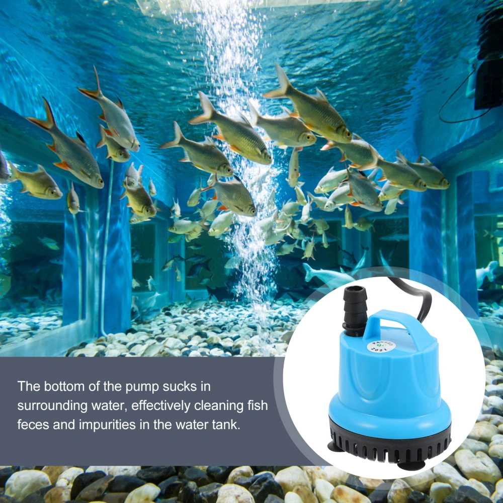 Submersible Water Pump Fish Tank Submersible Pump Water Pump Filter (EU Plug)