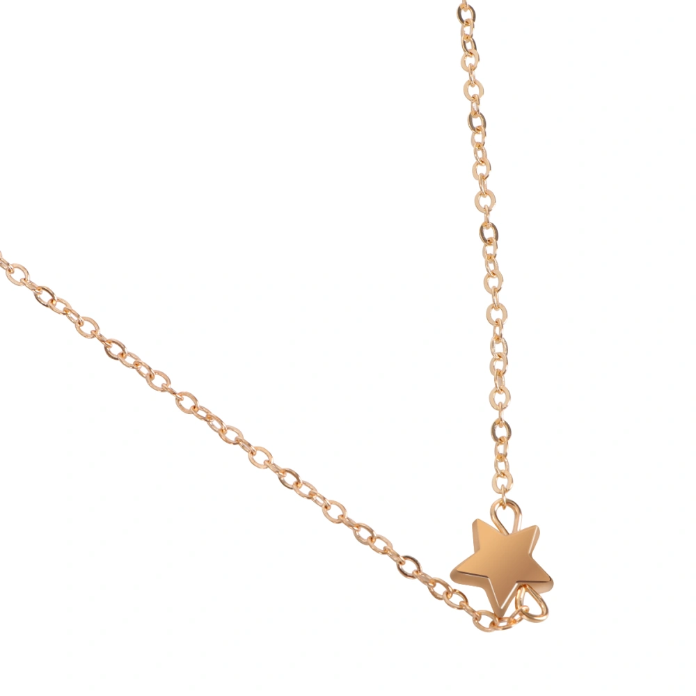 Star Waist Chain Simple Metal Durable Gift Beautiful Jewelry Waist Chain for Woman (Golden)