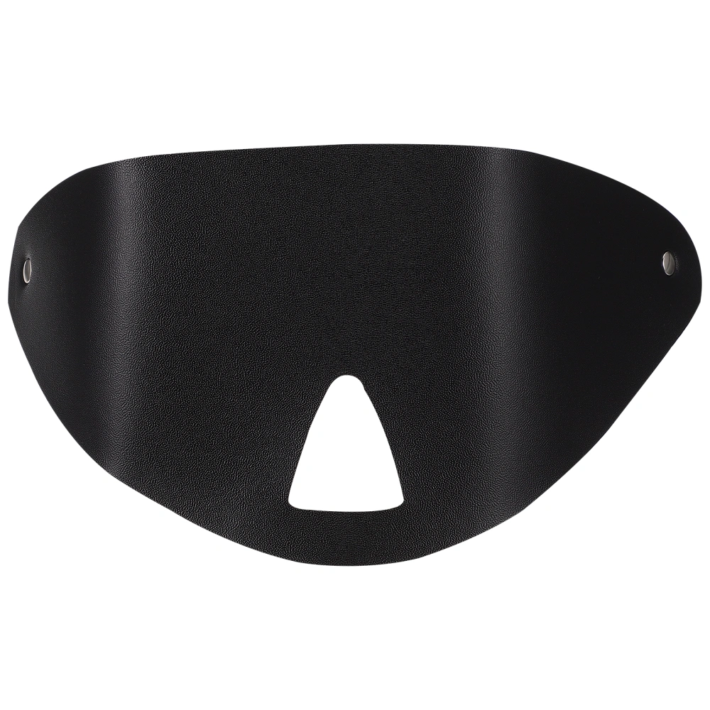 Bondage Restraint Leather Blindfold Fetish Eye Mask Blindfold Open Nose Mask