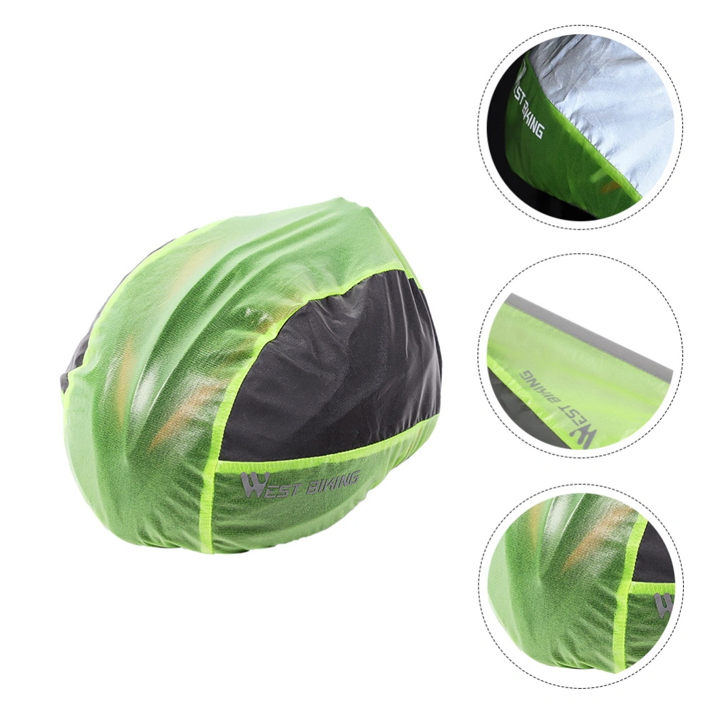 Cycling Helmet Cover with Reflective Stripe Helmet Rain Cover