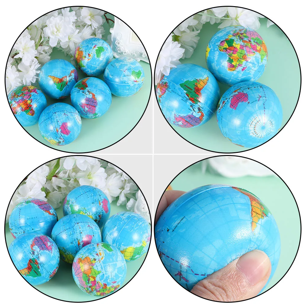 10Pc Educational Earth Globe Geographic Globes for Teaching (Assorted Color)