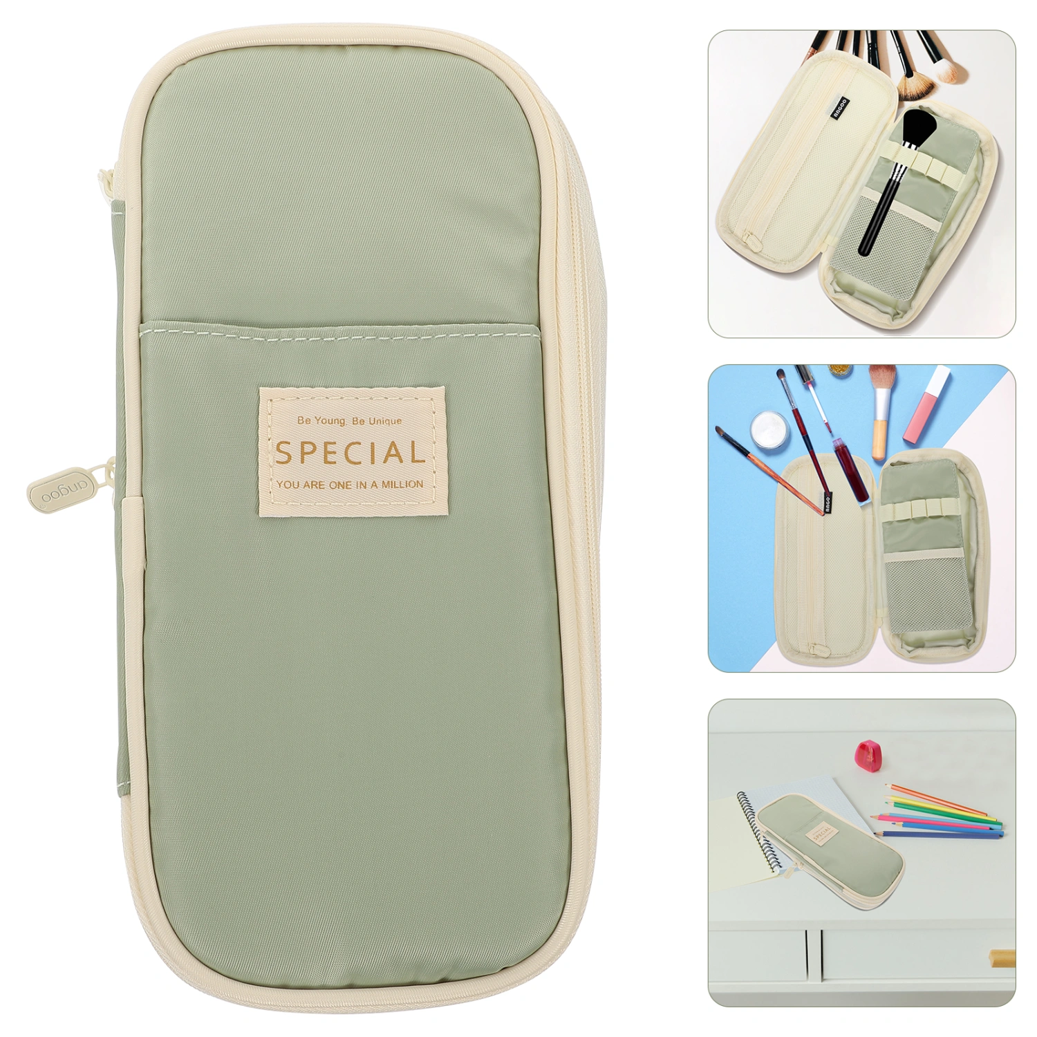 Multi Layer Pencil Bag Women Lovely Pencil Pouch Study Sundries Organizer