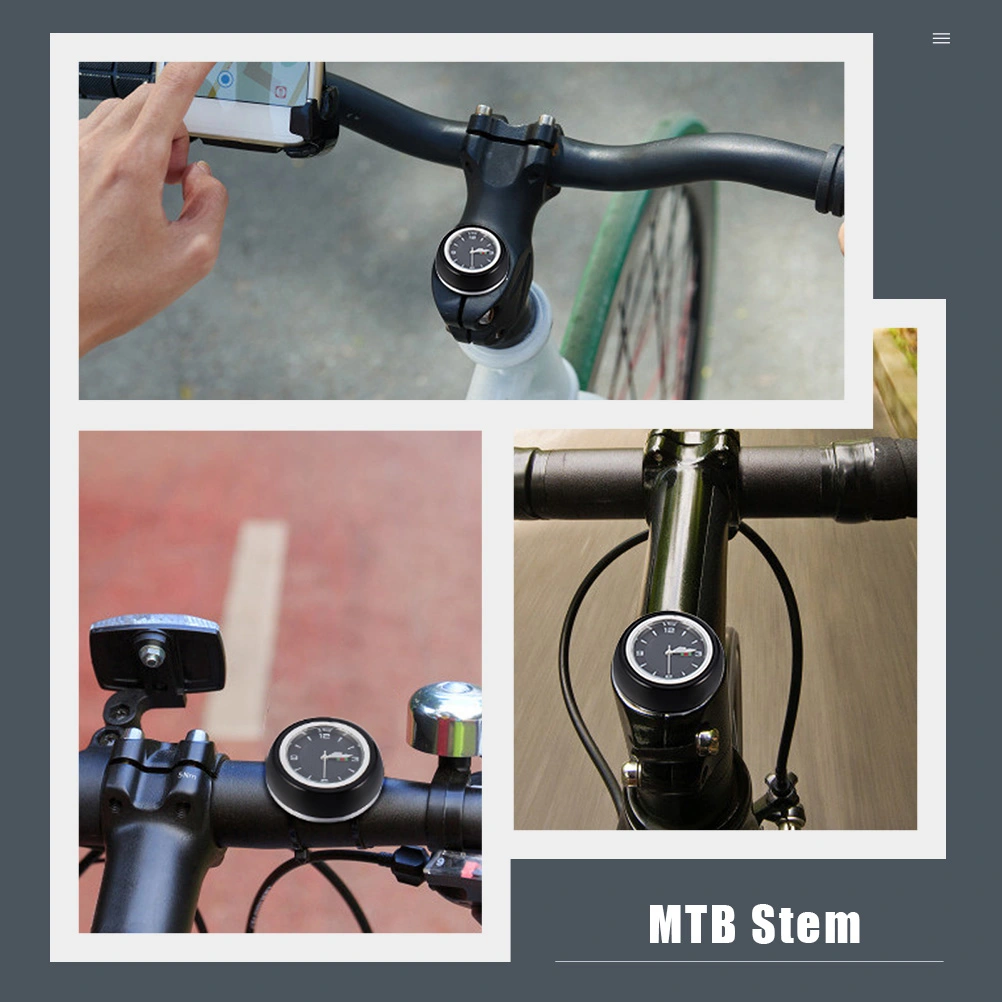MTB Bike Headset Watch Bike Stem Watch Cycling Head Clock Bike Headset Cover Clock