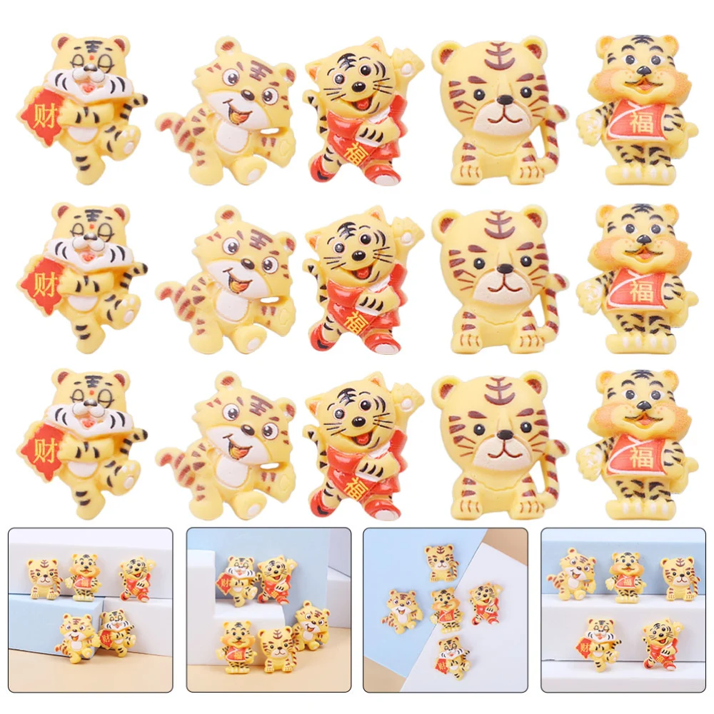 25Pcs Resin Charm Decorations Hairpin DIY Charms DIY Phone Cover Decors Mixed Type