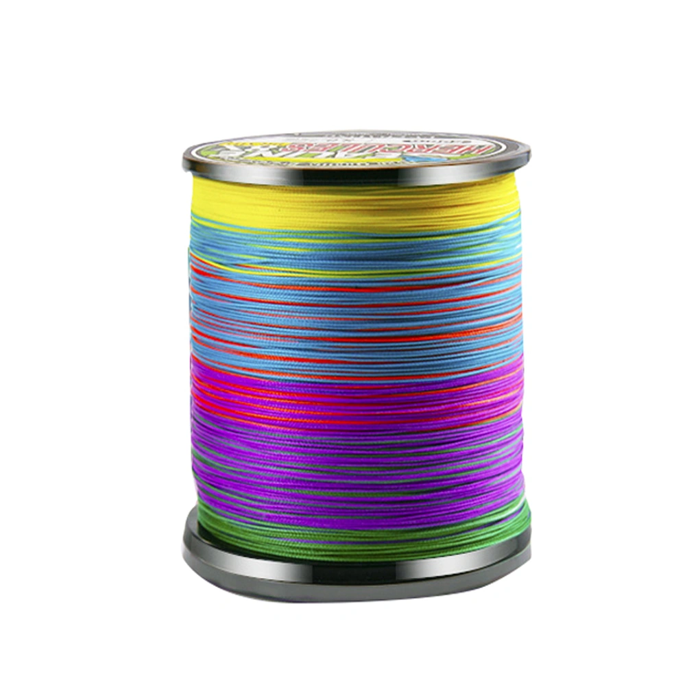 Braid Fishing 0.8 Braided Fishing Line Super Strong Multicolour Pe Material Line to 500M