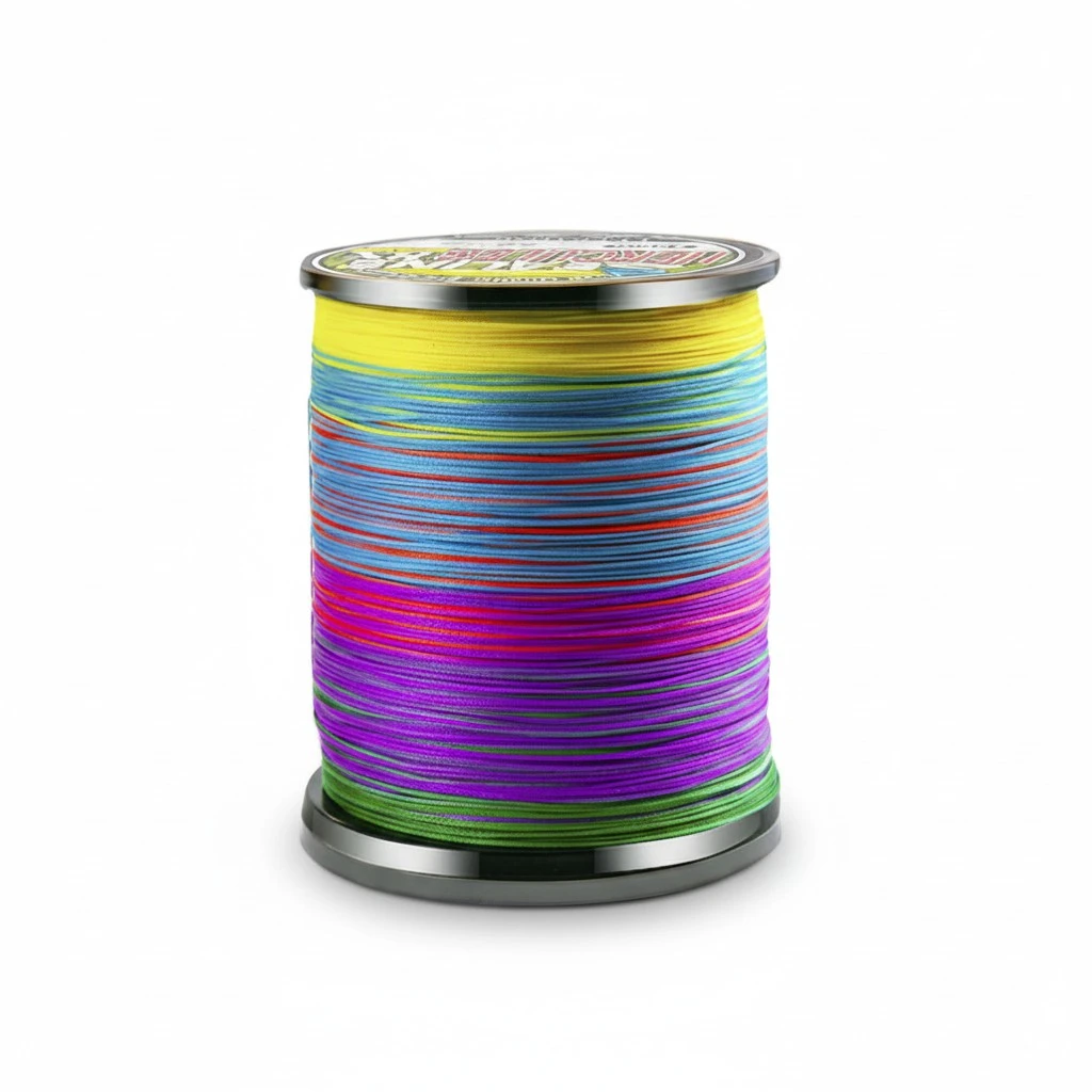 Braid Fishing 0.8 Braided Fishing Line Super Strong Multicolour Pe Material Line to 500M