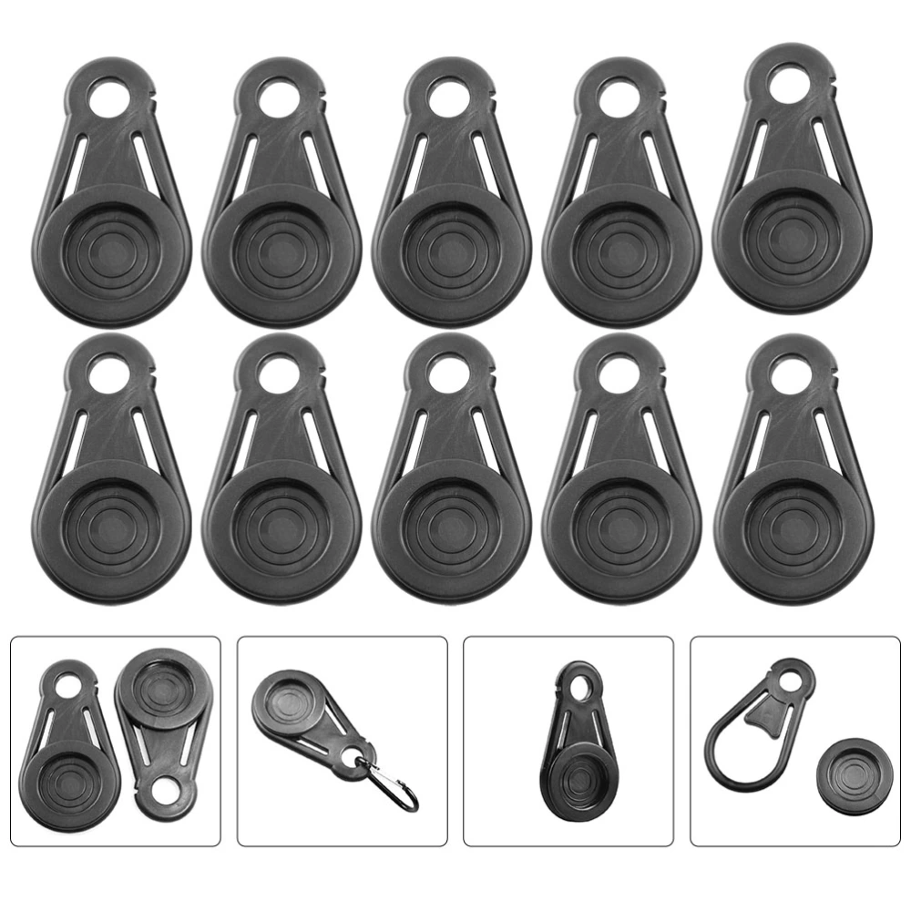 10pcs Tarp Clips Awning Clamp Set Instant Clip Camping Tent Fixing Accessories