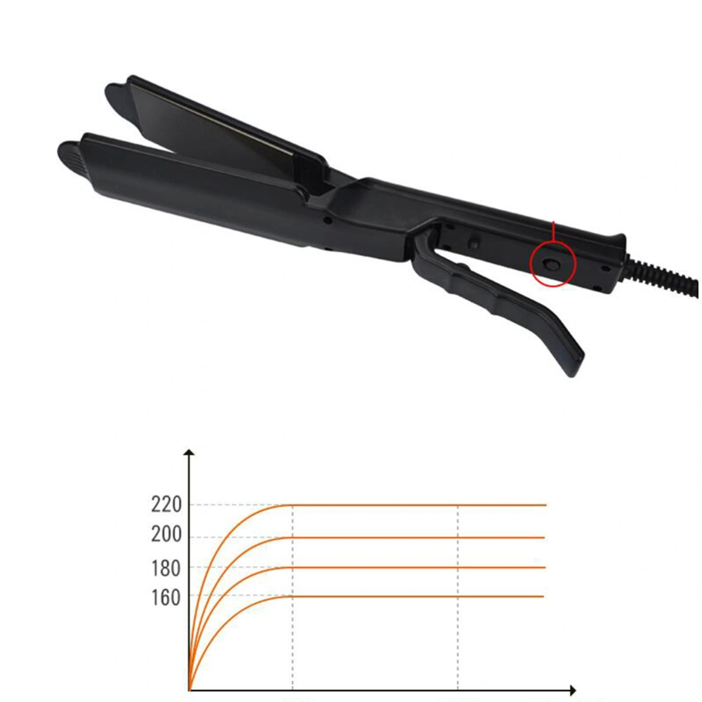 1pc Hair Straightener Fast Preheating Hair Splint 4 Type Temperature Control Hair Straightener with EU Plug