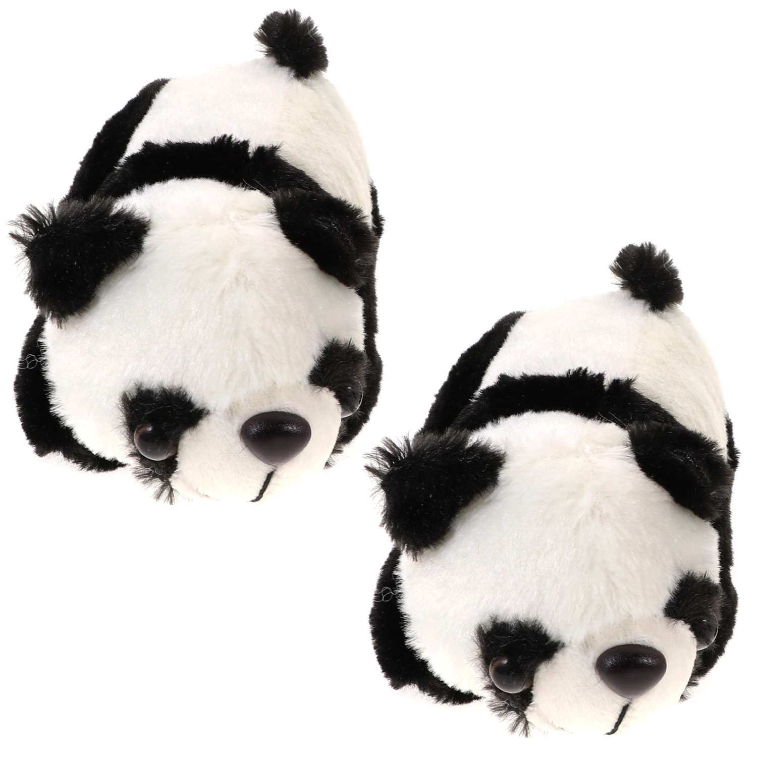 2Pcs Panda Plush Toy Adorable Panda Doll Stuffed Panda Doll Decorative Animals Toy Kids Gift