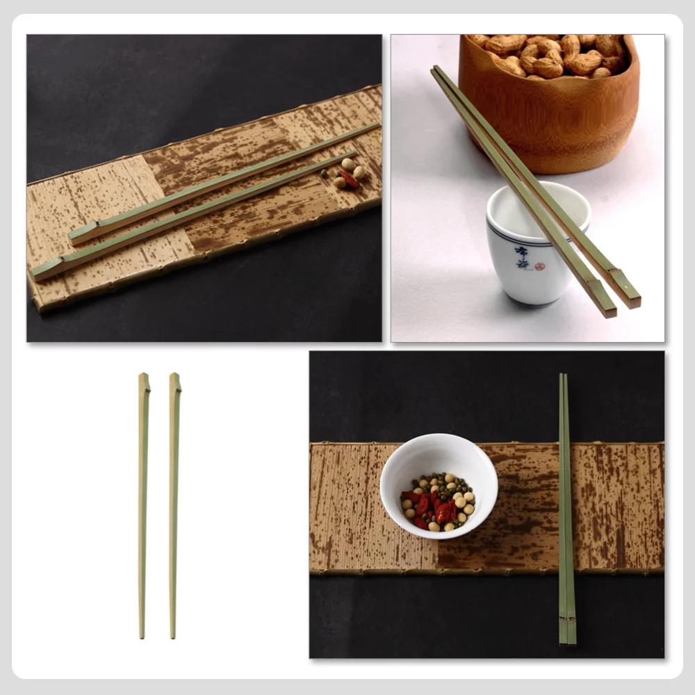 1 Pair Hand Made Japanese Style Bamboo Chopsticks Househole Chopsticks for Home