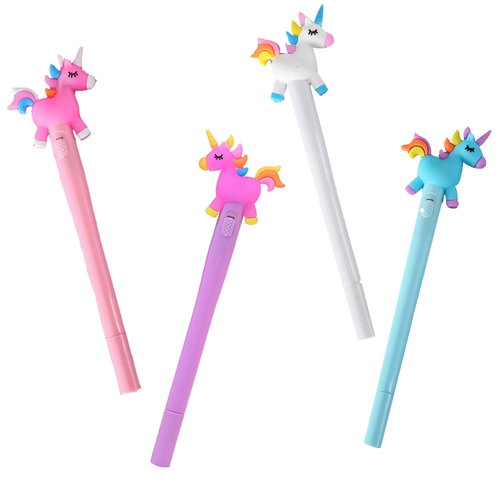 4pcs Portable Glowing Sign Pens Children Writing Pens Adorable Signature Pens