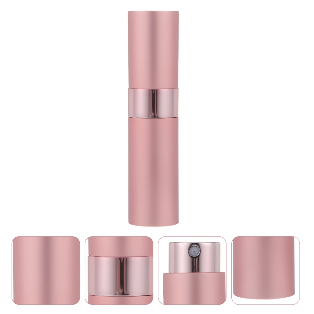 1PC 8ML Rotating Perfume Bottle Glass Liner Aluminium Oxide Shell Perfume Bottle