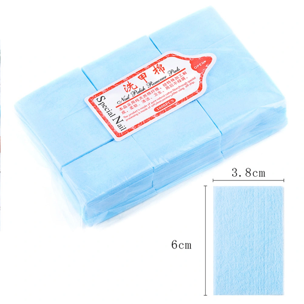 600pcs Disposable Nail Polish Removing Pads Nail Cleaning Pads Unloading Towels for Lady Girls