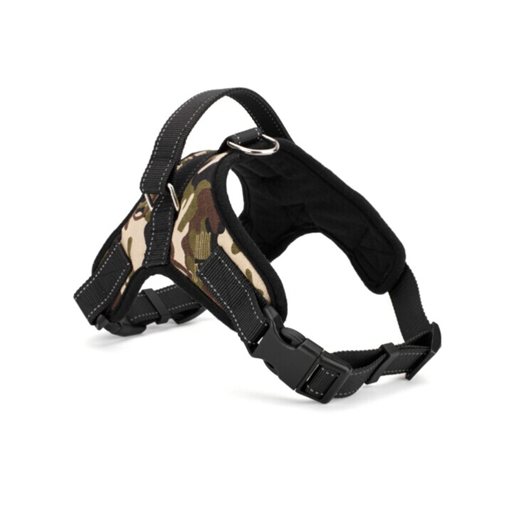 Saddle Style Oxford Cloth Dog Harness for Medium Large Dog - Size L (Camouflage)