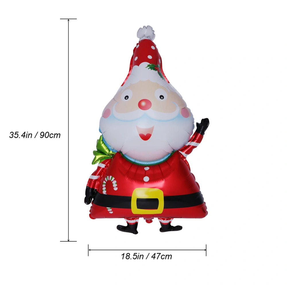 Column Balloons Set Decorative Santa Claus Balloon for Christmas Birthday Wedding Party Celebration Decoration Supplies