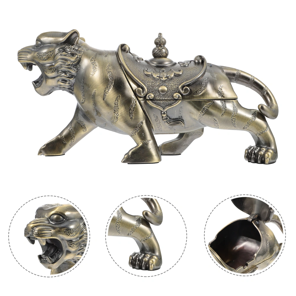 Creative Ash Container Tiger Shape Ash Container Household Cigarette Ashtray Ornament