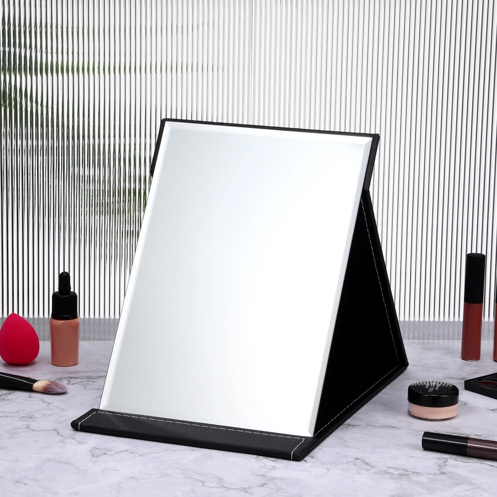 Makeup Mirror Folding Mirror Tabletop High Reflection Mirror Edgeless Vanity Mirror