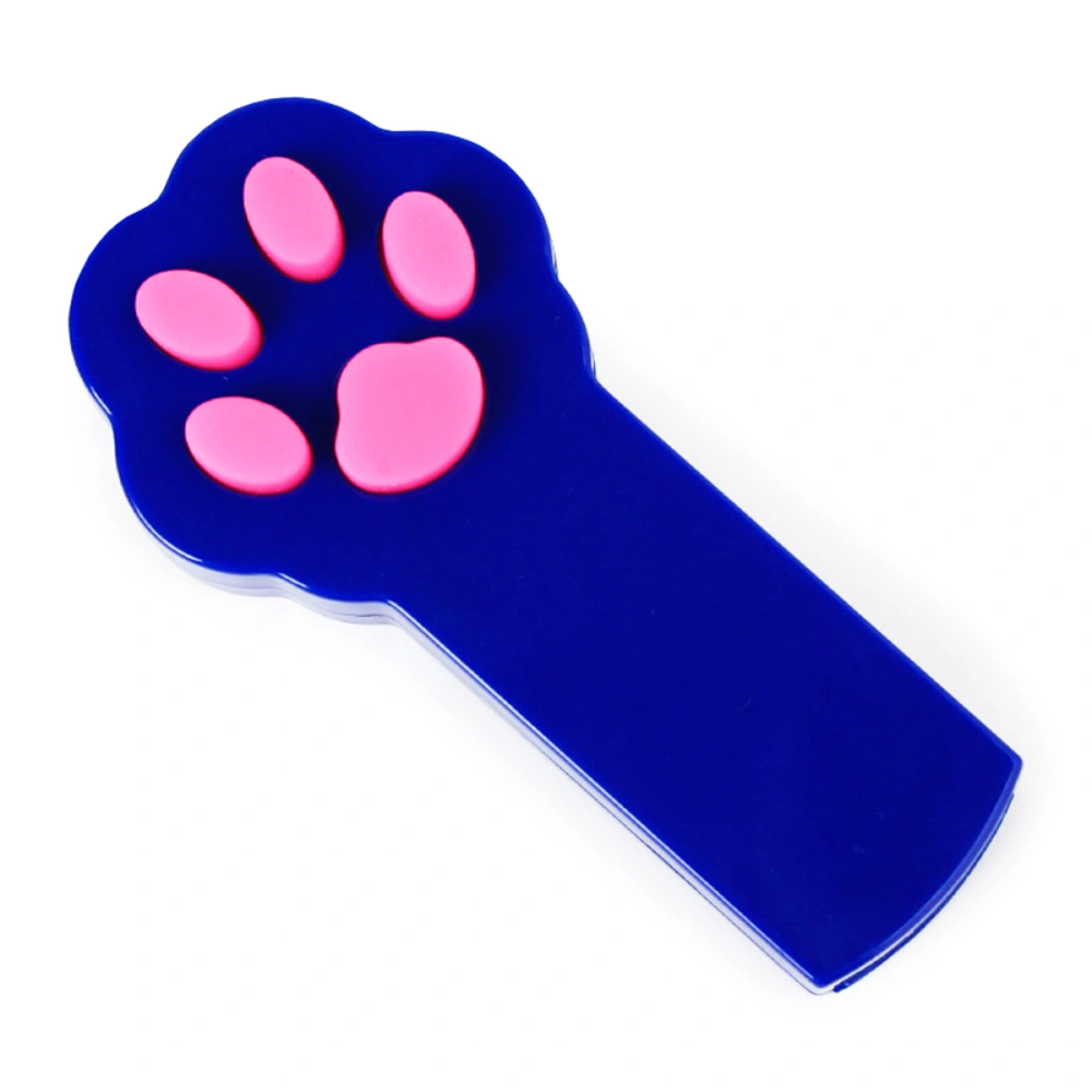 Cat Toy Catch Interactive LED Light Beam Pointer Pet Toy Exercise Scratch Training Tool (Blue)