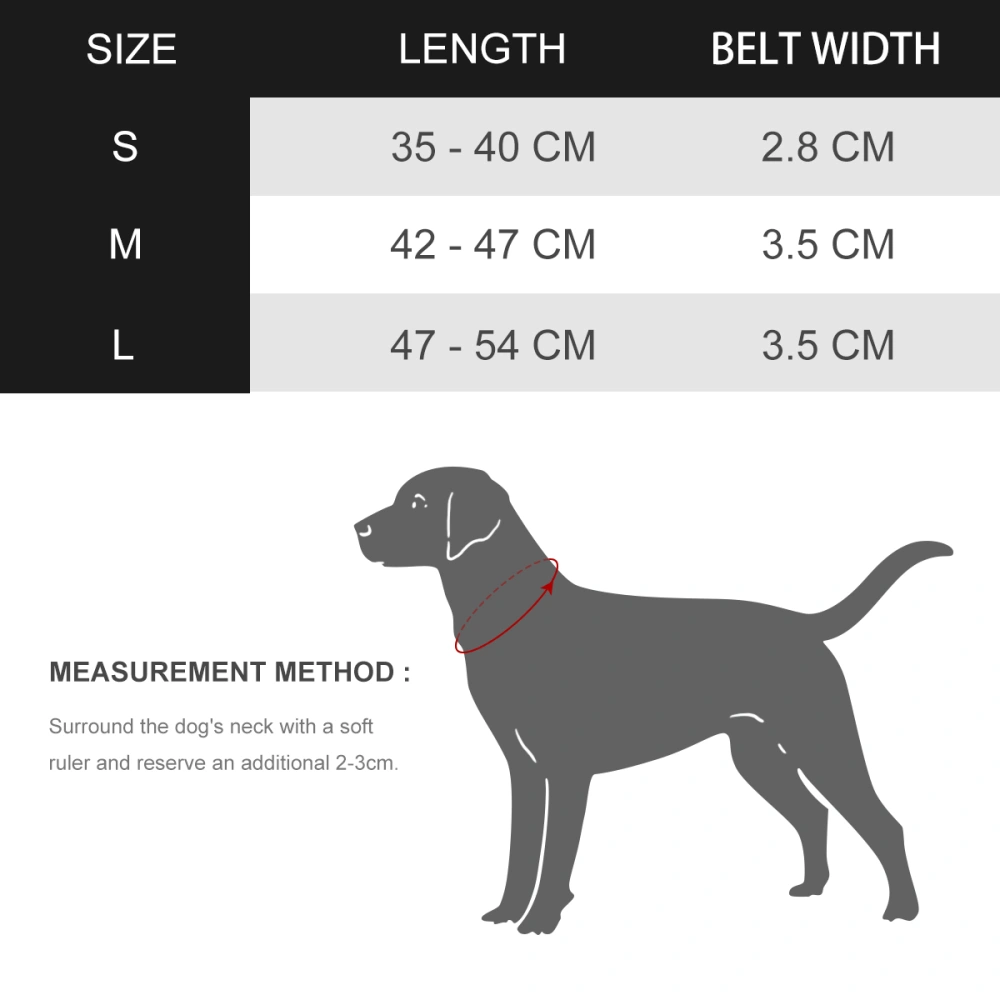 POPETPOP 1PC Pet Collar Pet Dog Adjustable Collar Personalized Collars for Your Lovely Pets (Size M)