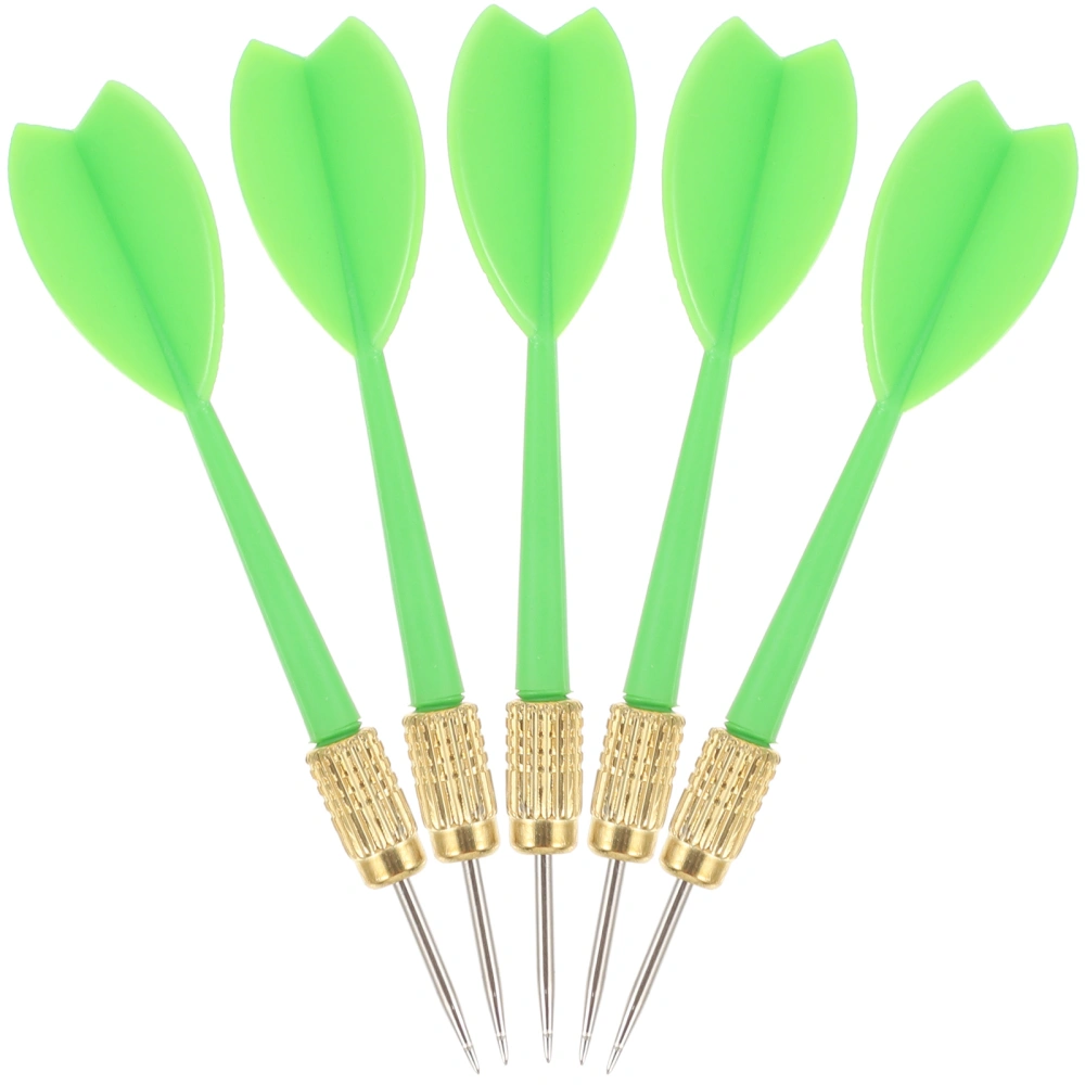 5pcs Multicolor Brass Barrel Darts Arrows (Random Color)