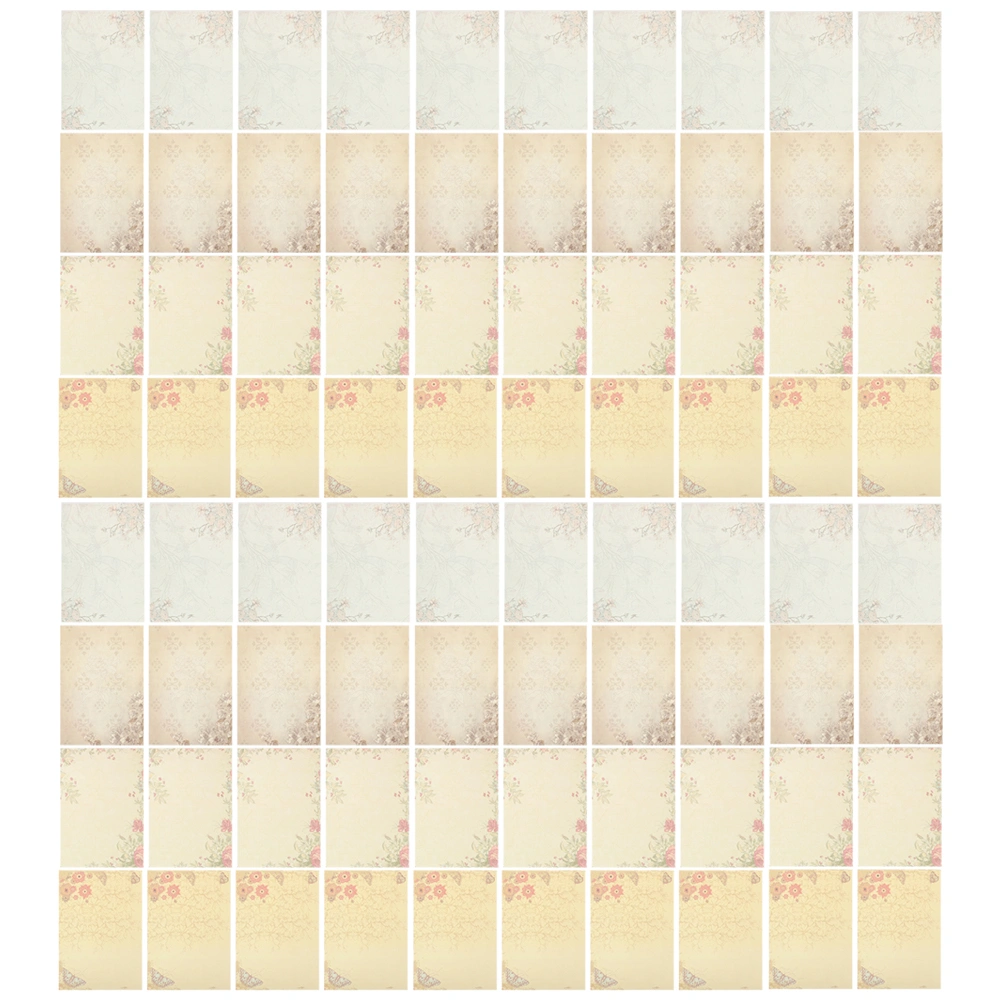 80 Sheets Letter Papers Message Writing Letter Papers Holiday Writing Supplies