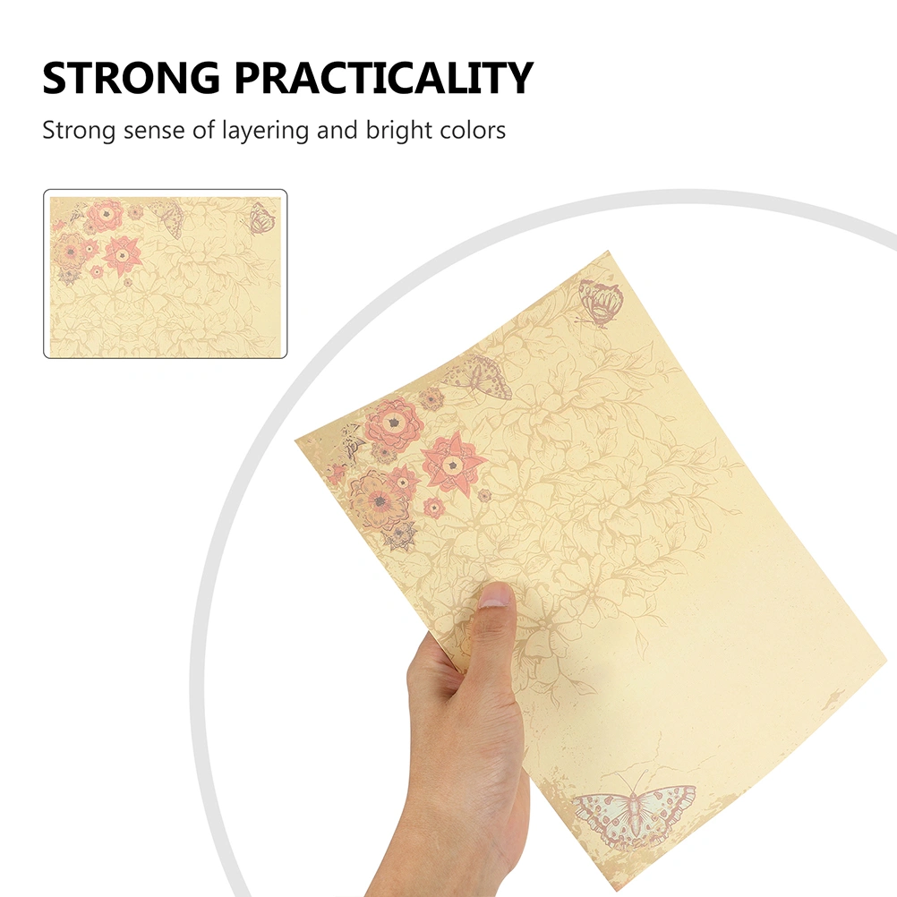 80 Sheets Letter Papers Message Writing Letter Papers Holiday Writing Supplies