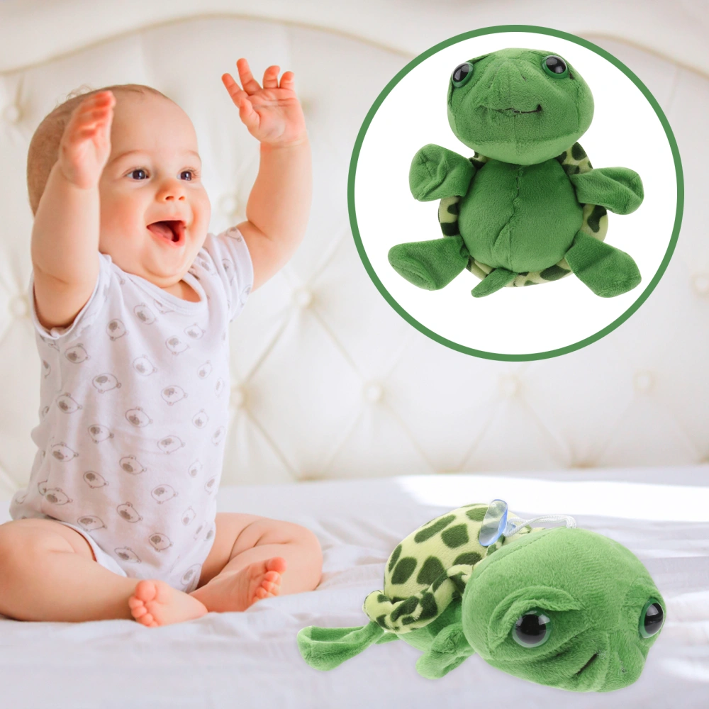 Super Big Eye Turtle Plush Toy Stuffed Plush Doll Toy Cartoon Adorable Animal Toy Christmas Decoration (18cm Green)