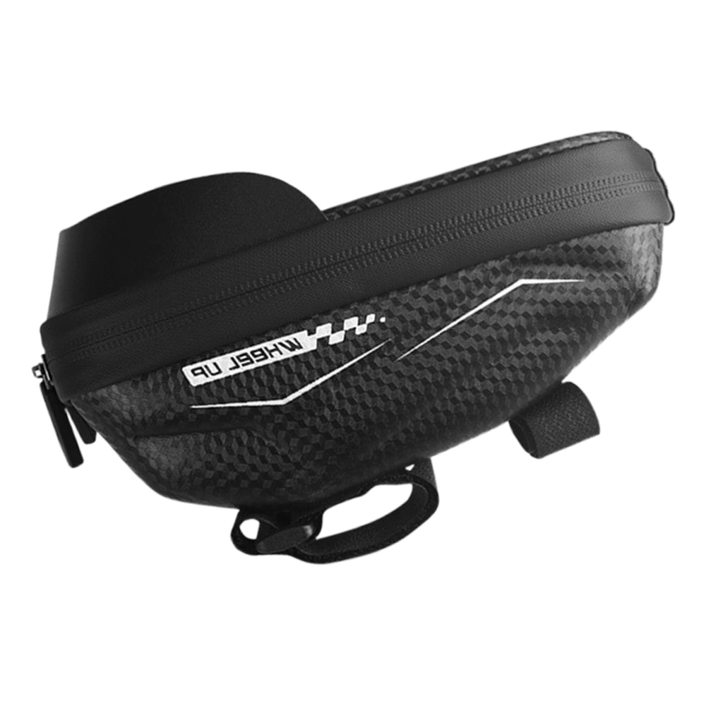 1Pc Bike Storage Bag Cycle Hard Handlebar Pouch Waterproof Sports Bag Mountain Bike Phone Container for Outdoor Sports Cycling Use (Black)