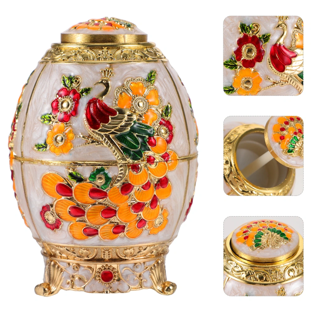 Enamel European Sealed Pot Tea Pot Candy Can Candy Container for Home Tea House