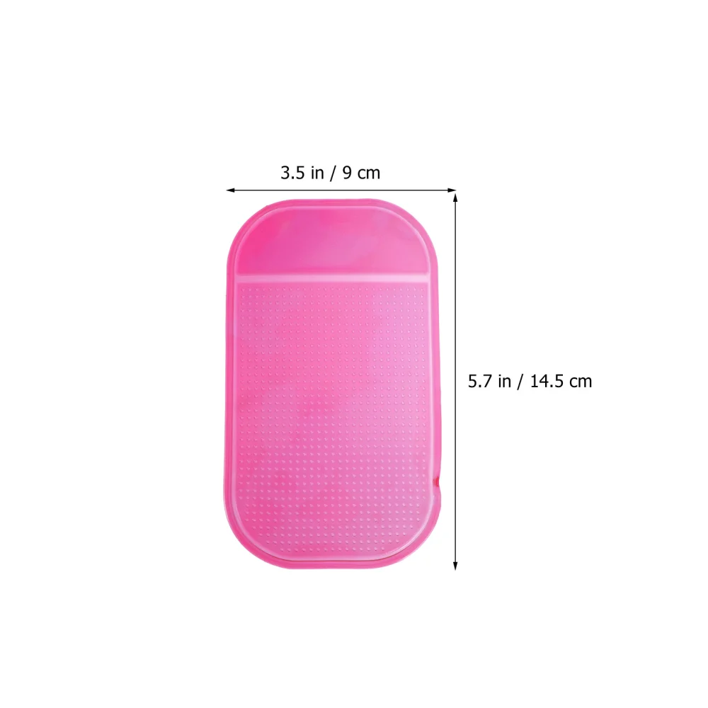 6 Pcs Anti-Slip Cushion Sticky Mat Sticky Gel Pad for beads painting Tray Holding Diamond Embroidery Accessories (Pink)