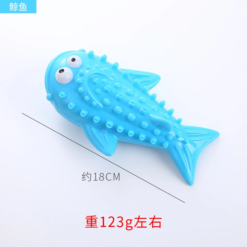 Dog Chew Toy Cute Animal Shape Dog Toy Puppy Squeaky Toy TPR Dog Chew Toy for Teething