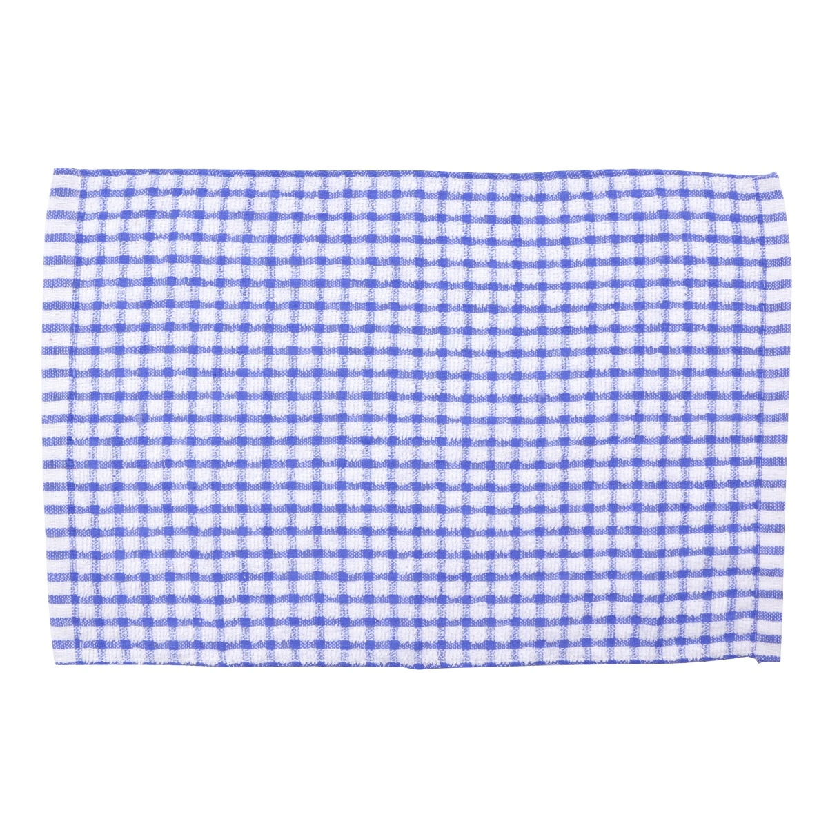 3PCS 40x27CM Premium Cotton Dish Cloth High Duty Absorbent Kitchen Towel Tea Towel - Blue